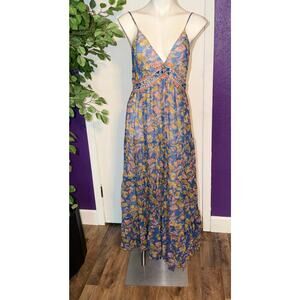 Anthropologie verb by Pallavi Singhee vineyard tiered women’s maxi dress